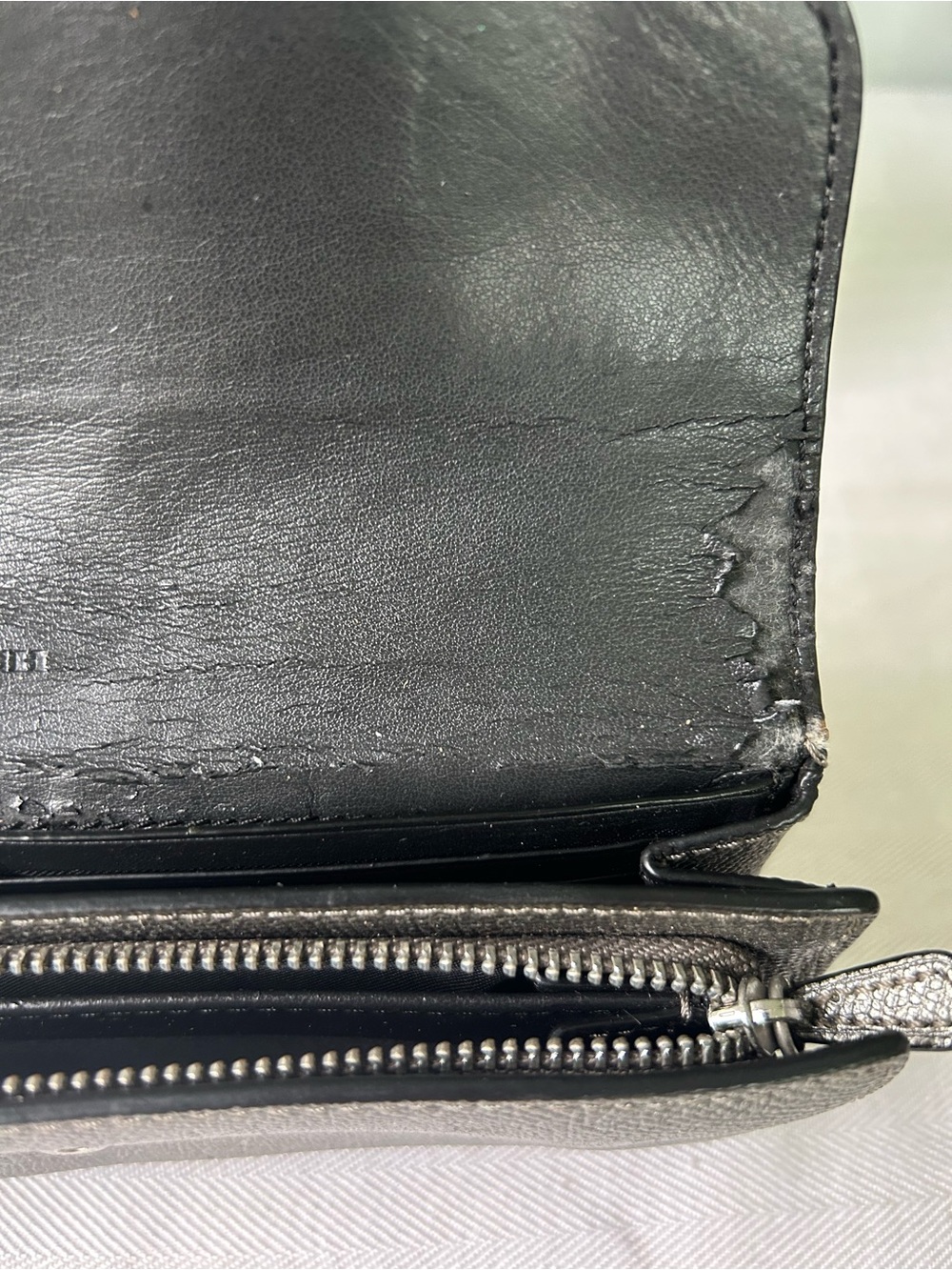 Coach Prairie Satchel + Matching Wallet - Chalk/Python Print - Picture 7 of 10